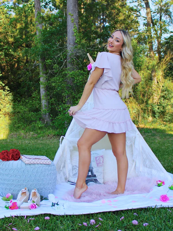Mimosas In The Morning Dress, Light Mauve