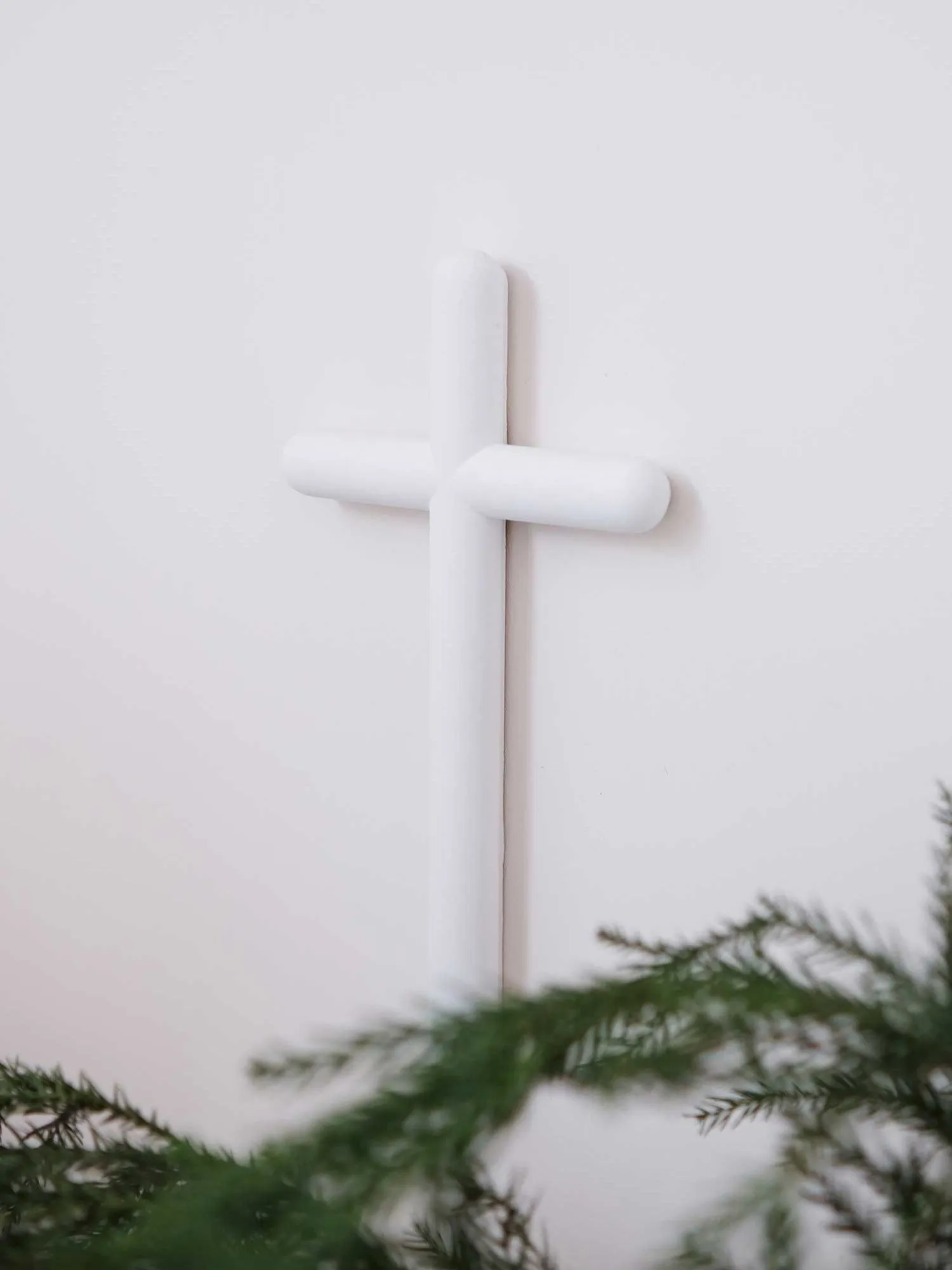 Minimalist Concrete Cross v2 {Wall Cross}
