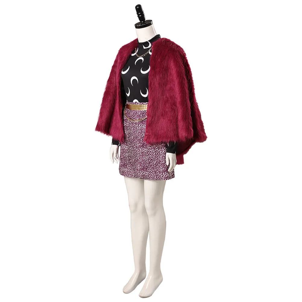 Monster High 2022 Clawdeen Wolf Cosplay Costume Outfits Halloween Carnival Suit