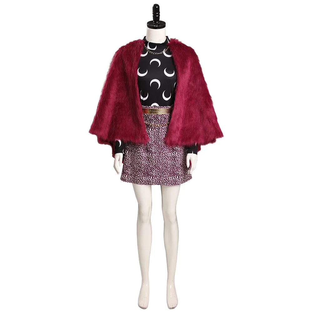 Monster High 2022 Clawdeen Wolf Cosplay Costume Outfits Halloween Carnival Suit