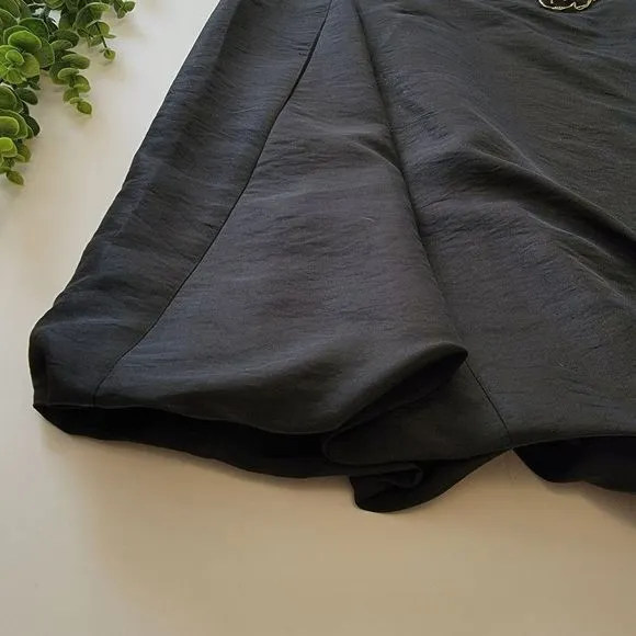 NEW Metro7 Black Embroidered Bubble Skirt