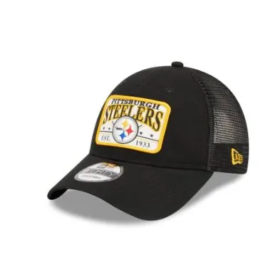 NFL Plate Oversized Patch Trucker 9FORTY Adjustable Hat
