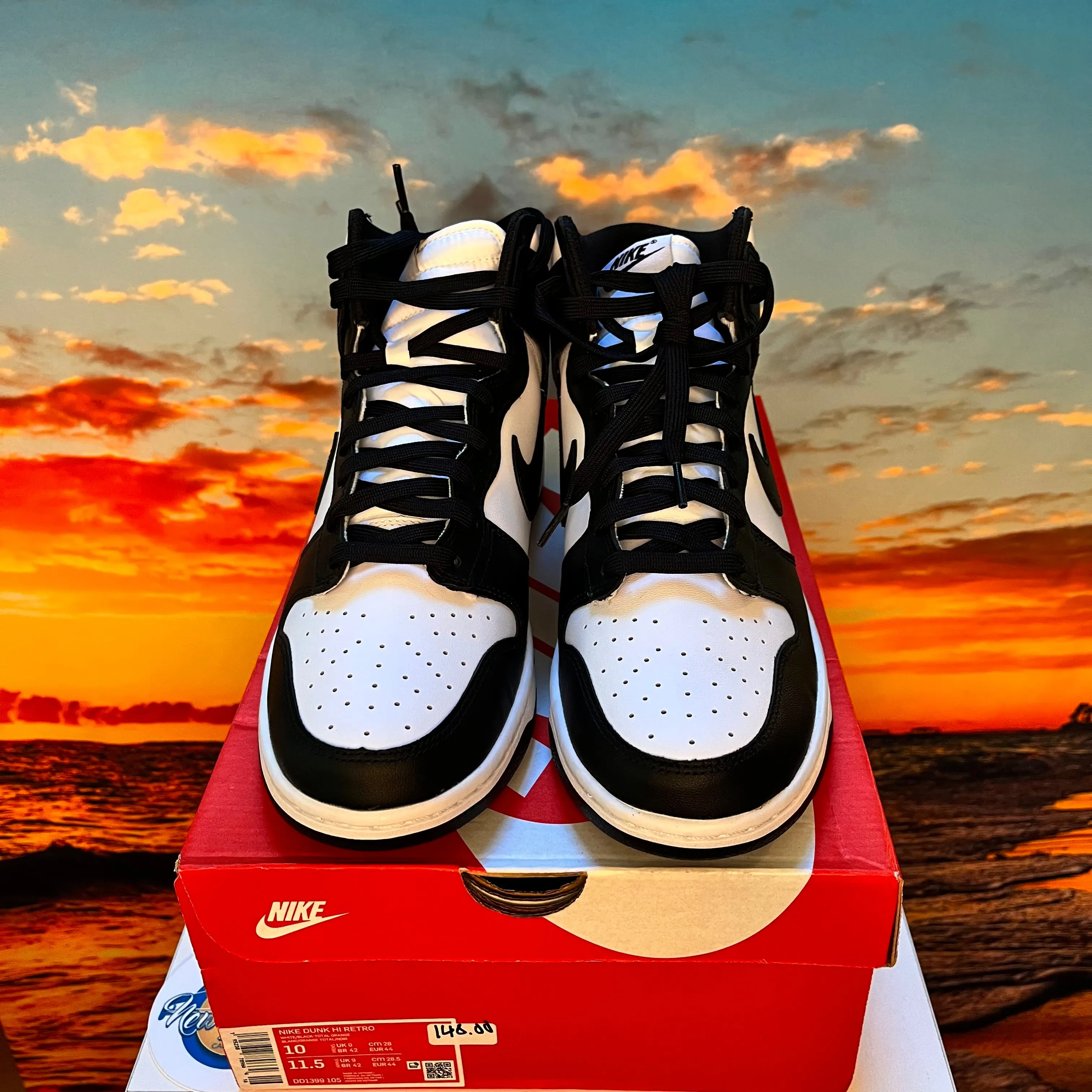 Nike Dunk High Panda Black White