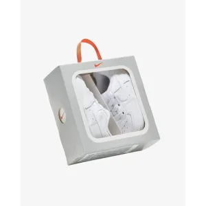 Nike Force 1 Crib Booties Shoes Size 4C Baby Infant Triple White CK2201 100