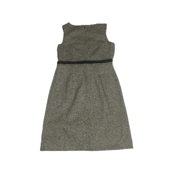NWT WOOL &amp; SILK Blend tweed pencil dress 4P similar to Friends Monica Rachel