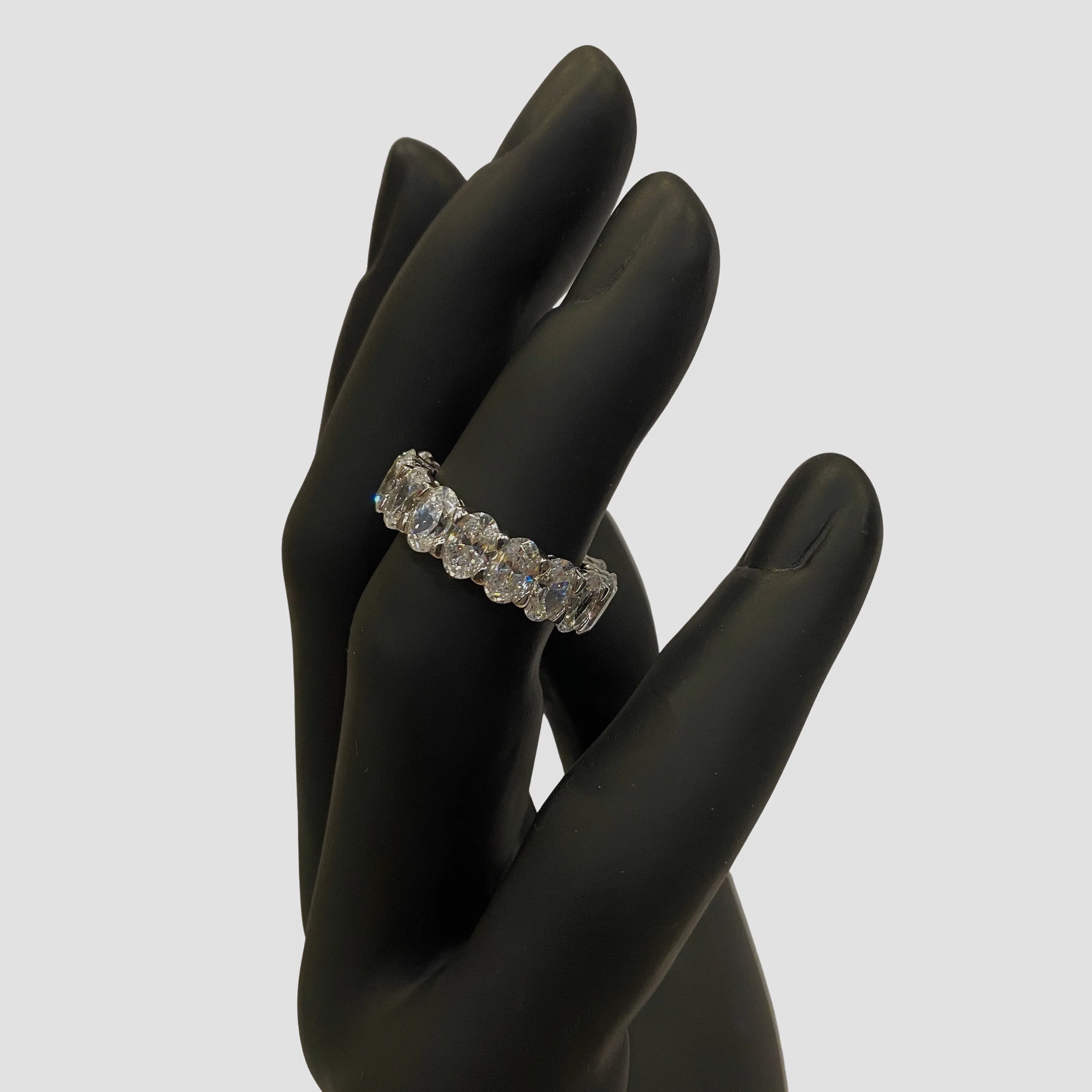 Oval Cut Eternity Ring