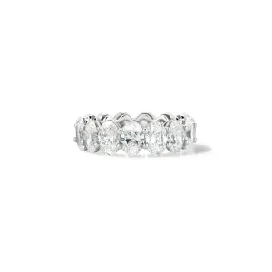 Oval Cut Eternity Ring