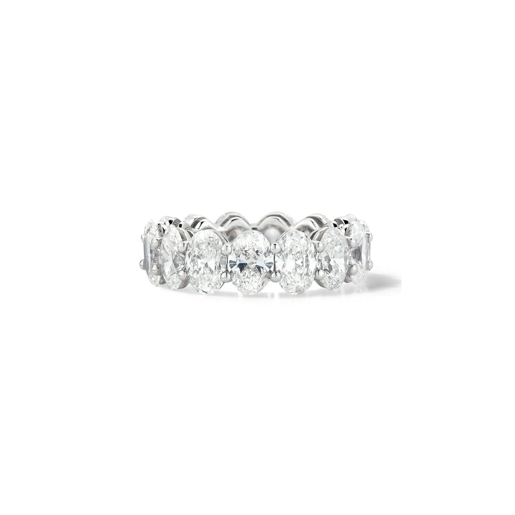 Oval Cut Eternity Ring