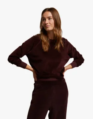 Perfect White Tee Stella Sweatshirt in Blackberry