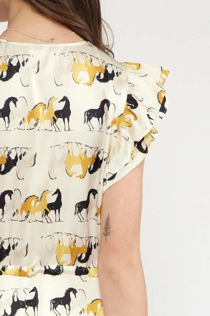 PRANCER PLAYSUIT - CREAM