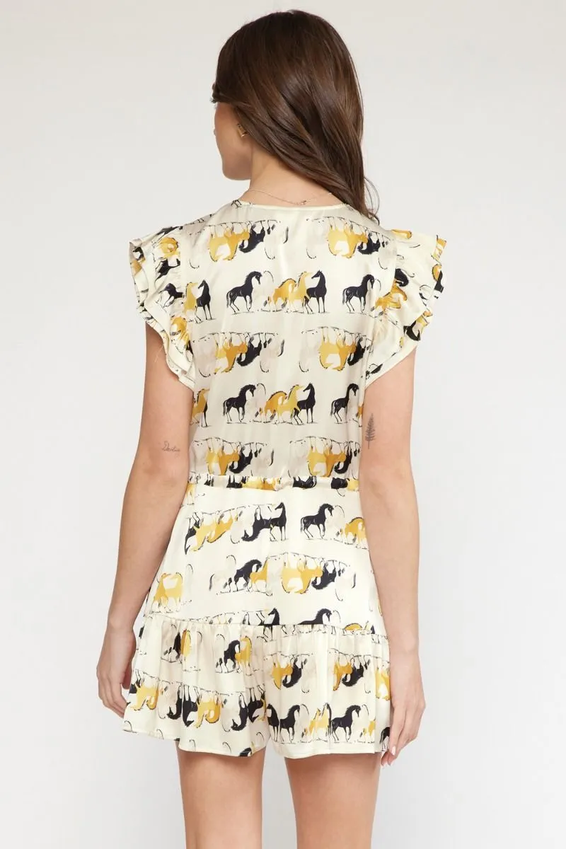 PRANCER PLAYSUIT - CREAM