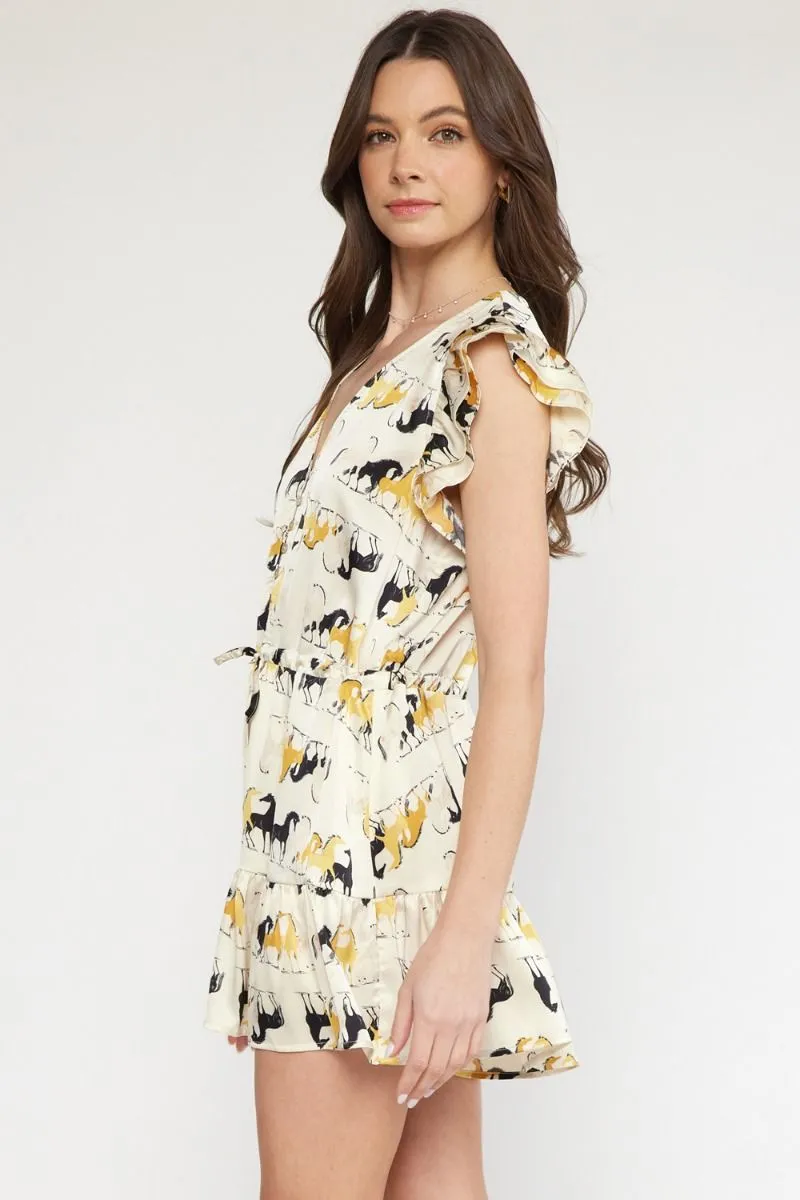 PRANCER PLAYSUIT - CREAM