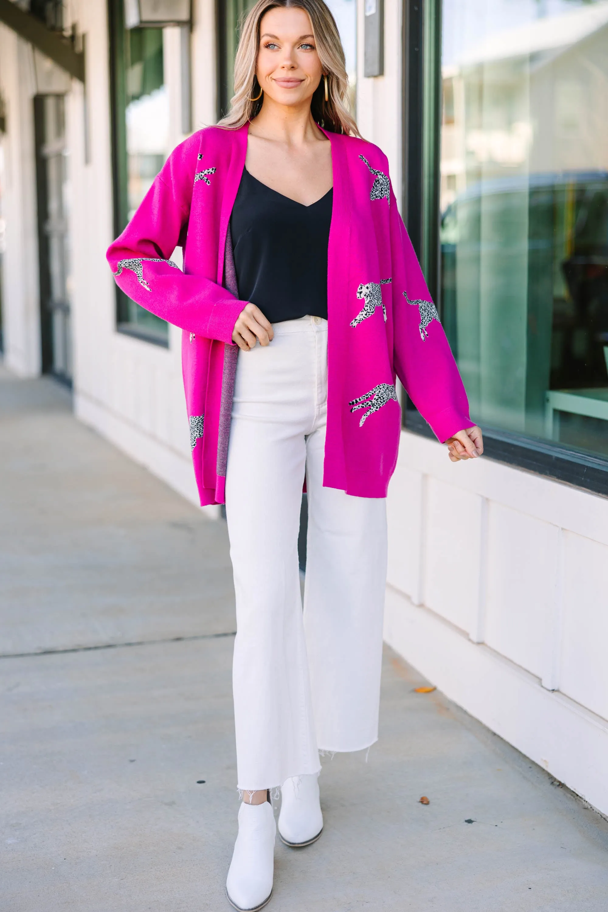 Quick Decisions hot Pink Cheetah