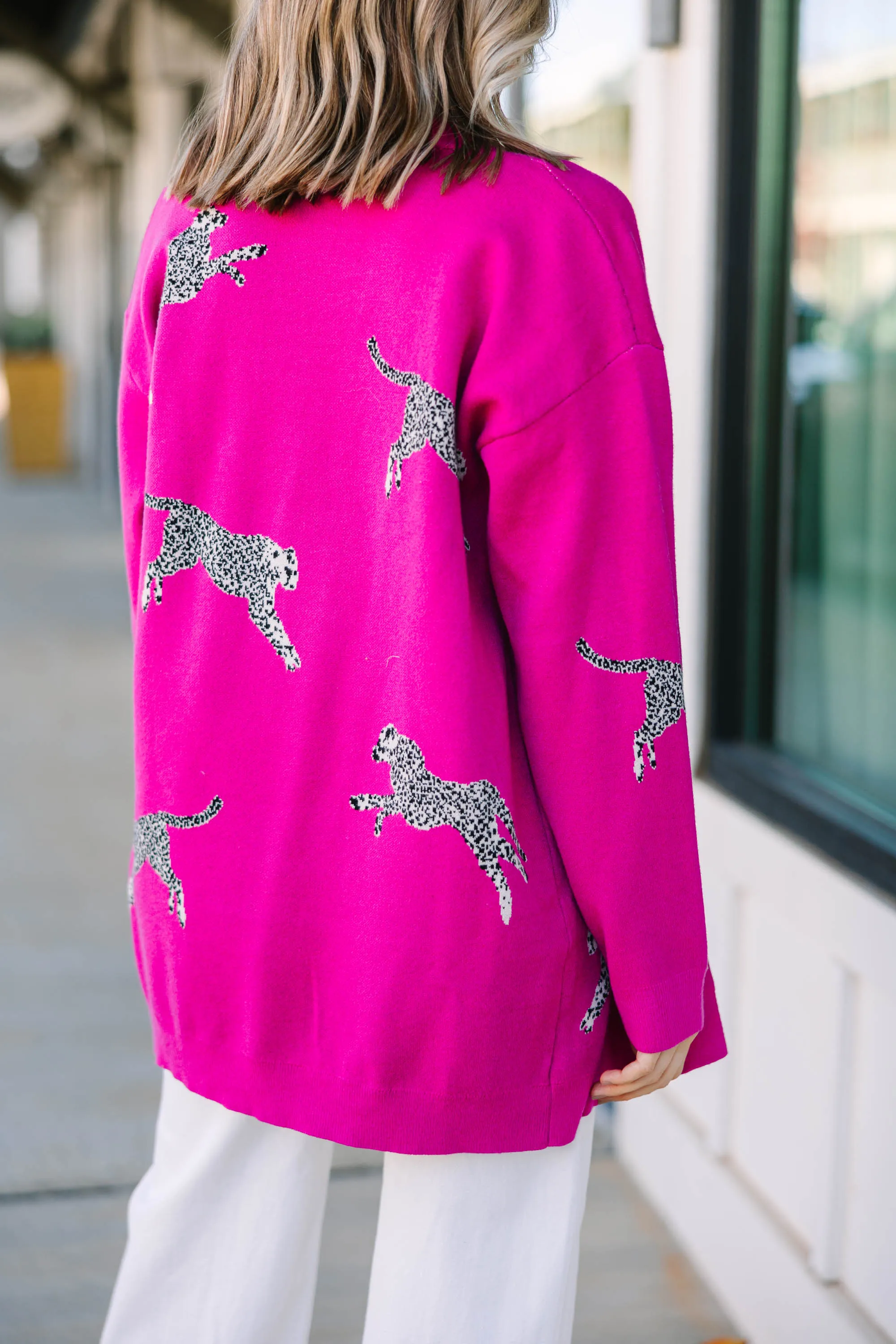 Quick Decisions hot Pink Cheetah