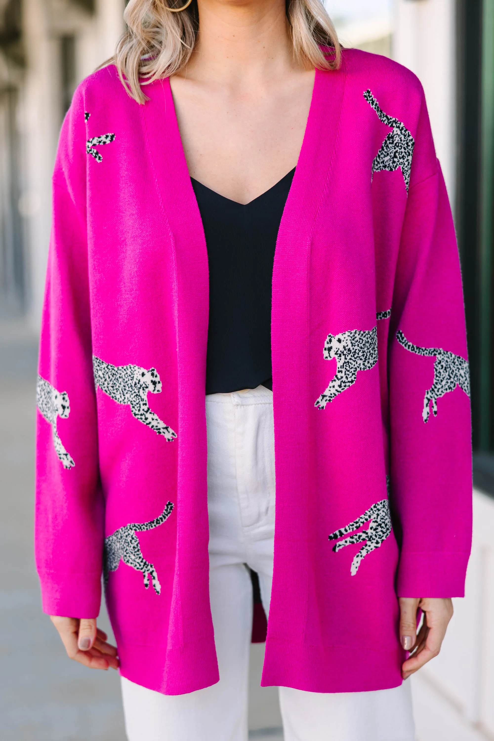 Quick Decisions hot Pink Cheetah