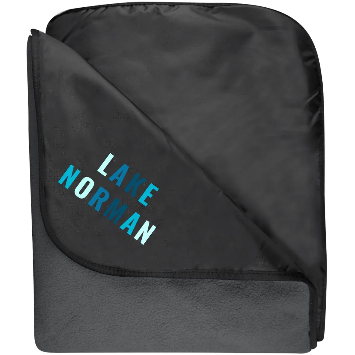"Lake Norman" Fleece & Poly Blanket