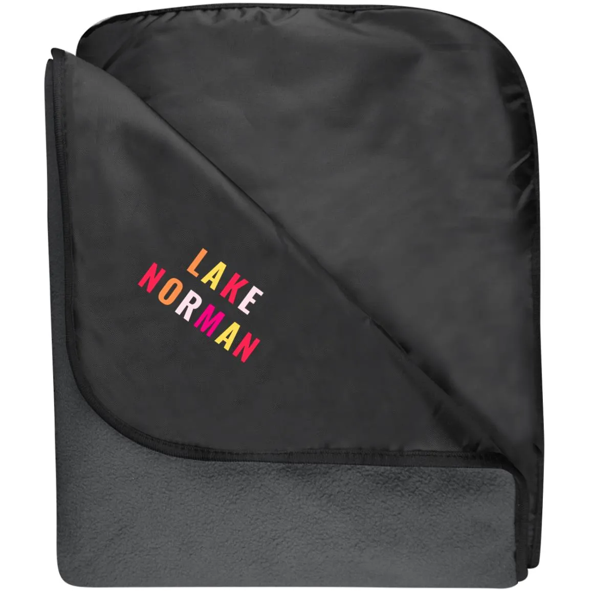 "Lake Norman" Fleece & Poly Blanket