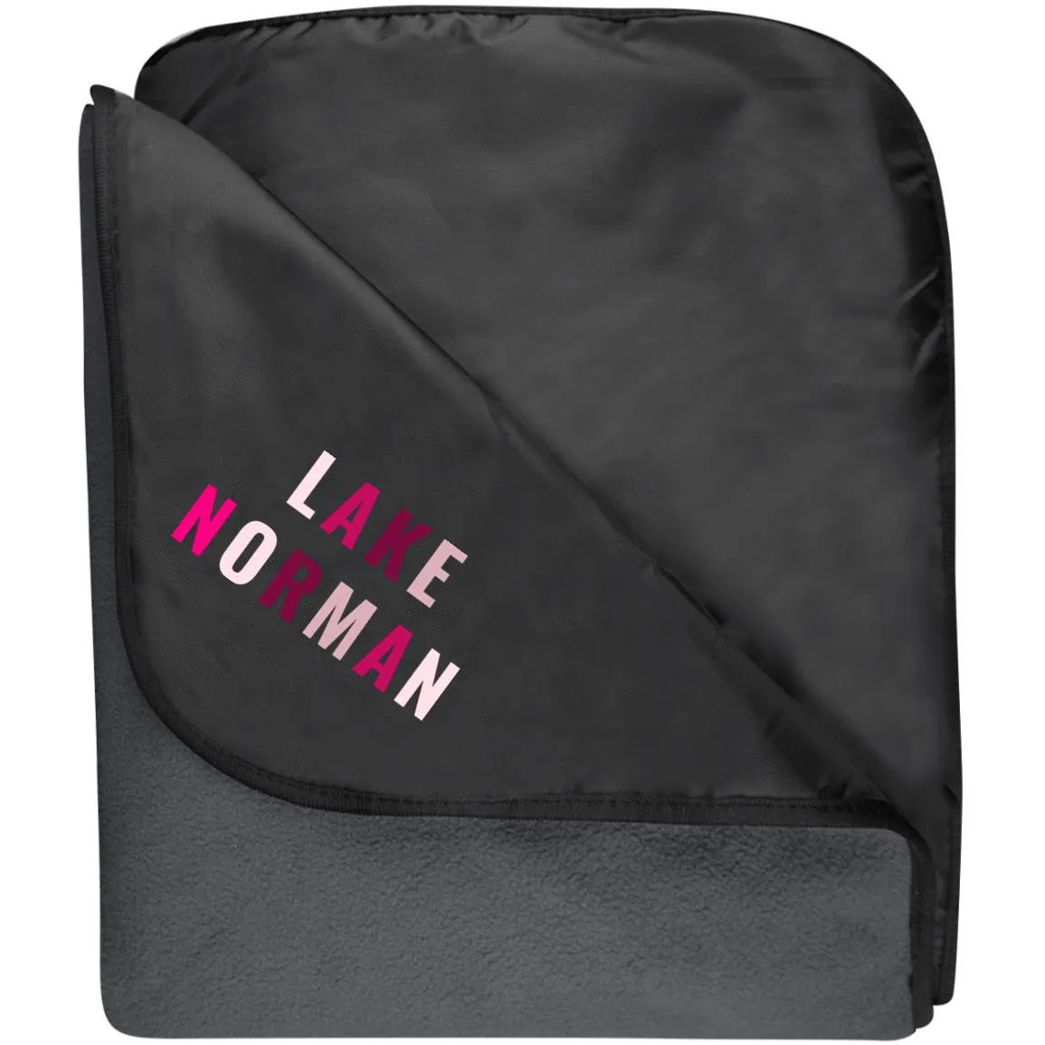 "Lake Norman" Fleece & Poly Blanket