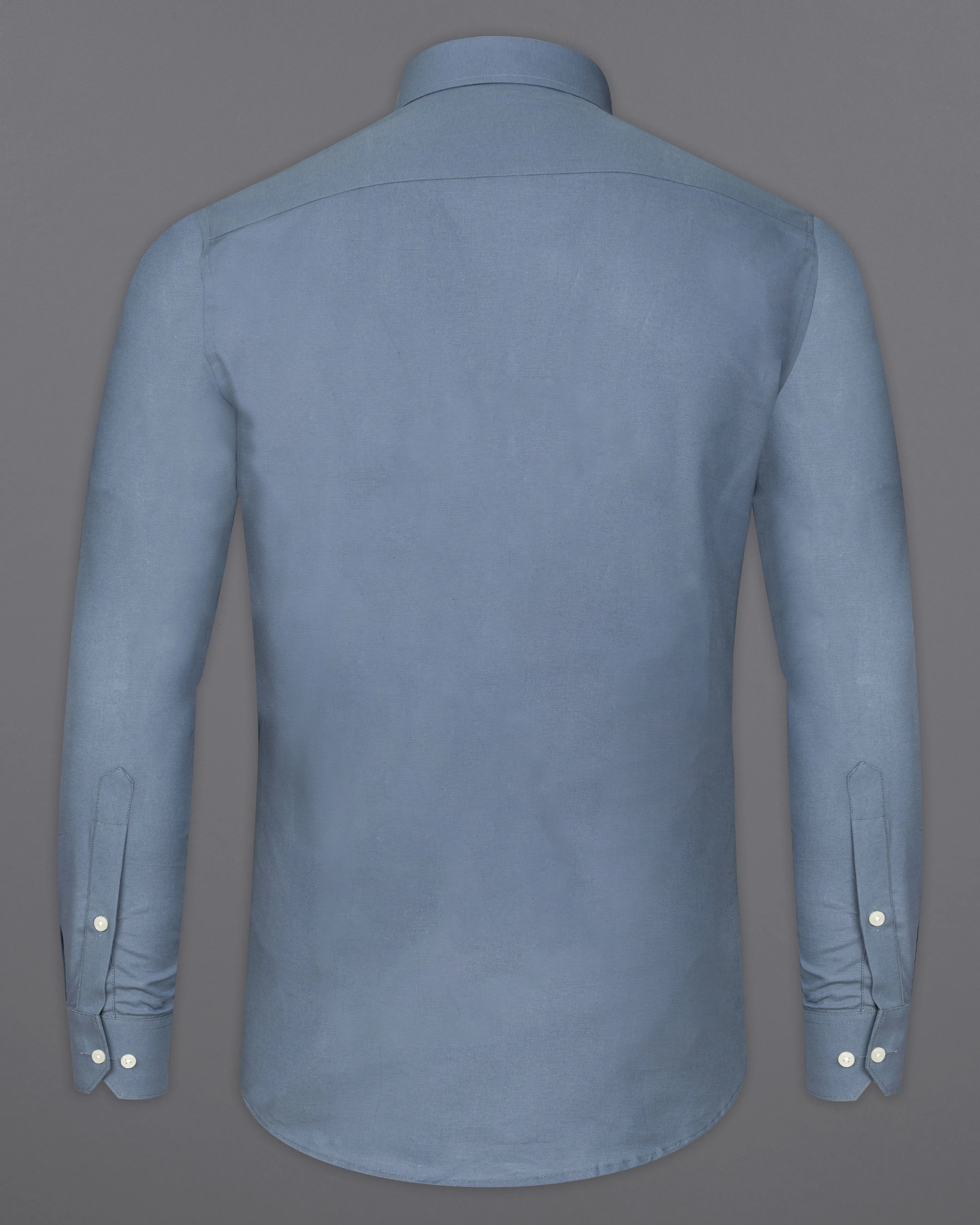 Raven Gray Chambray Textured Shirt