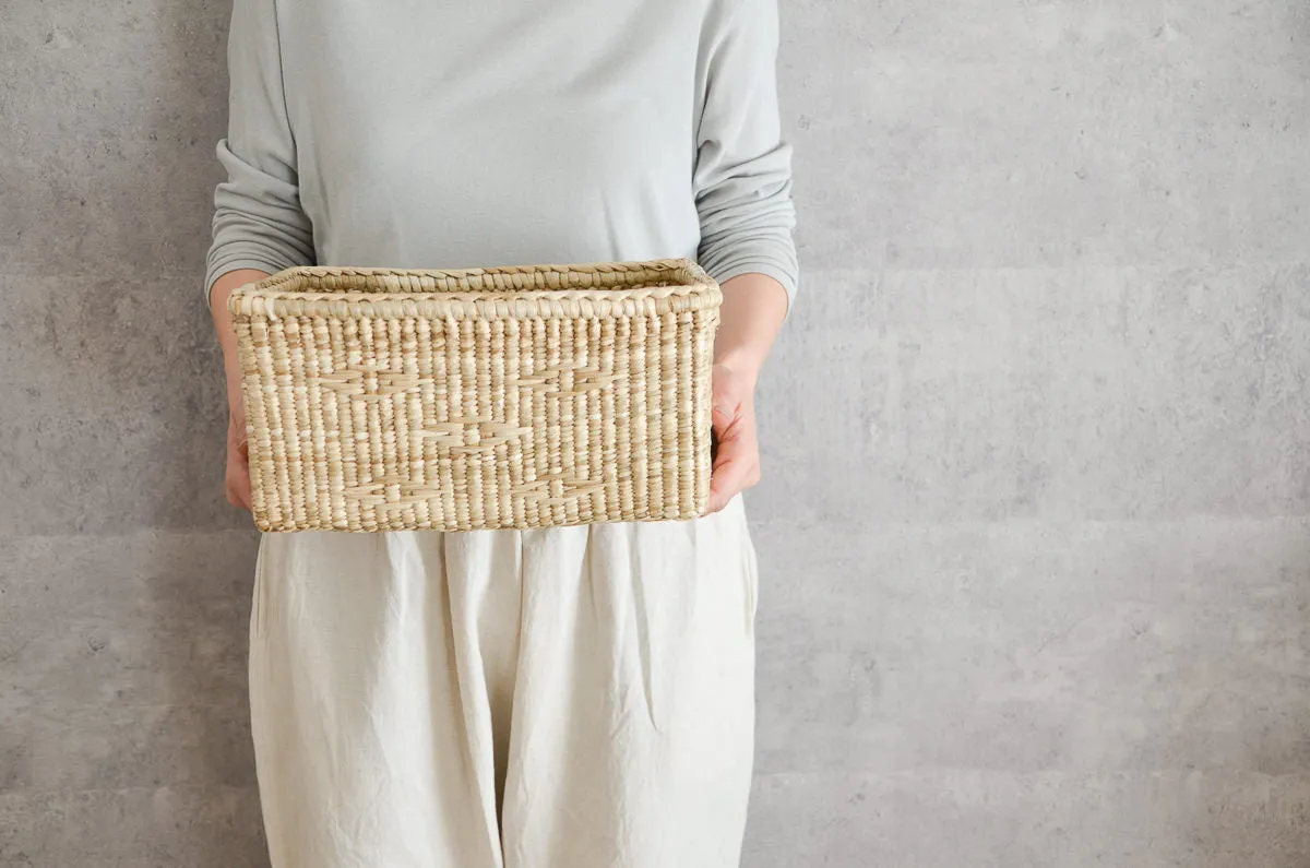 Rectangular Basket / Kok Grass / THA 3115427-1