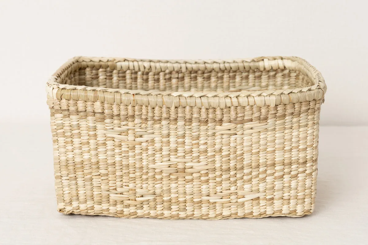 Rectangular Basket / Kok Grass / THA 3115427-1