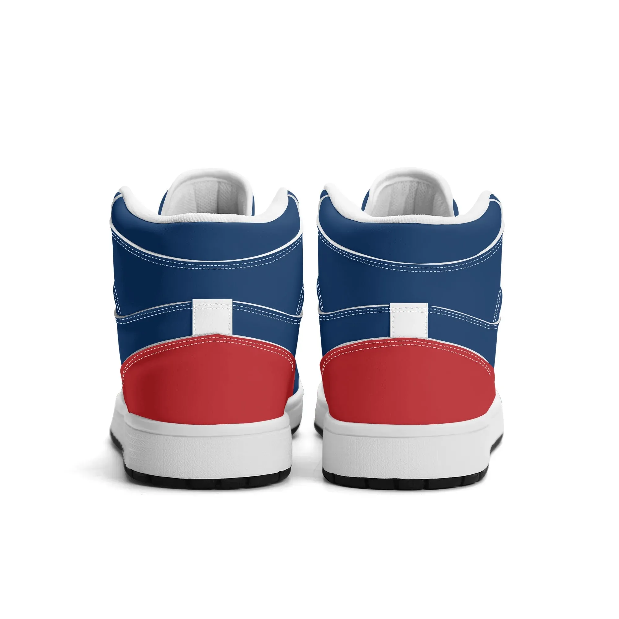 Red and Blue High Tops