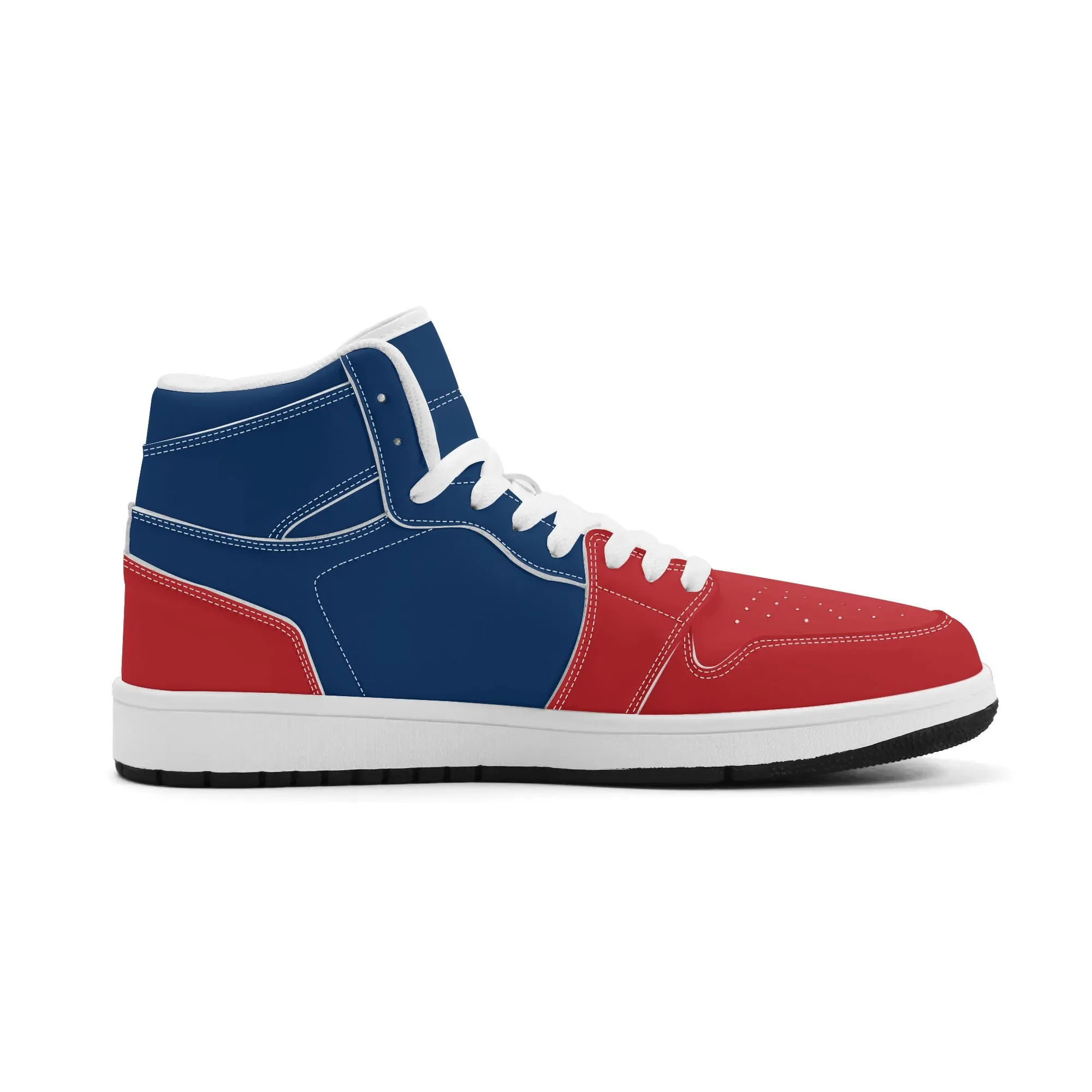 Red and Blue High Tops
