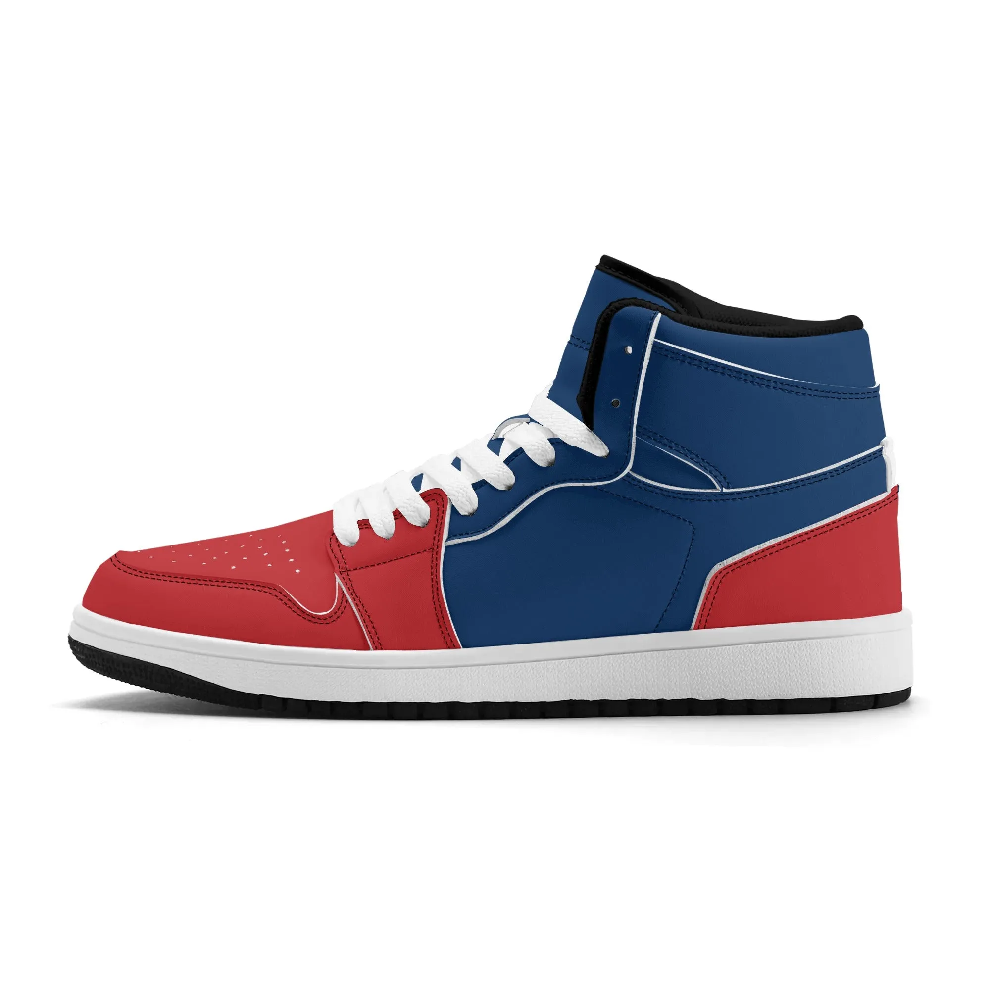 Red and Blue High Tops