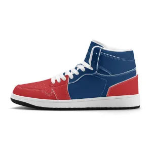 Red and Blue High Tops