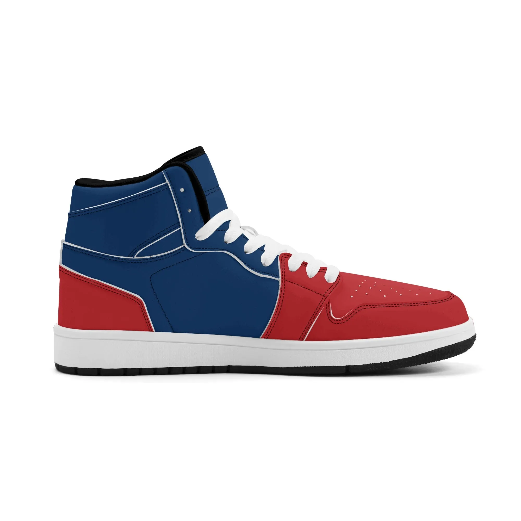 Red and Blue High Tops