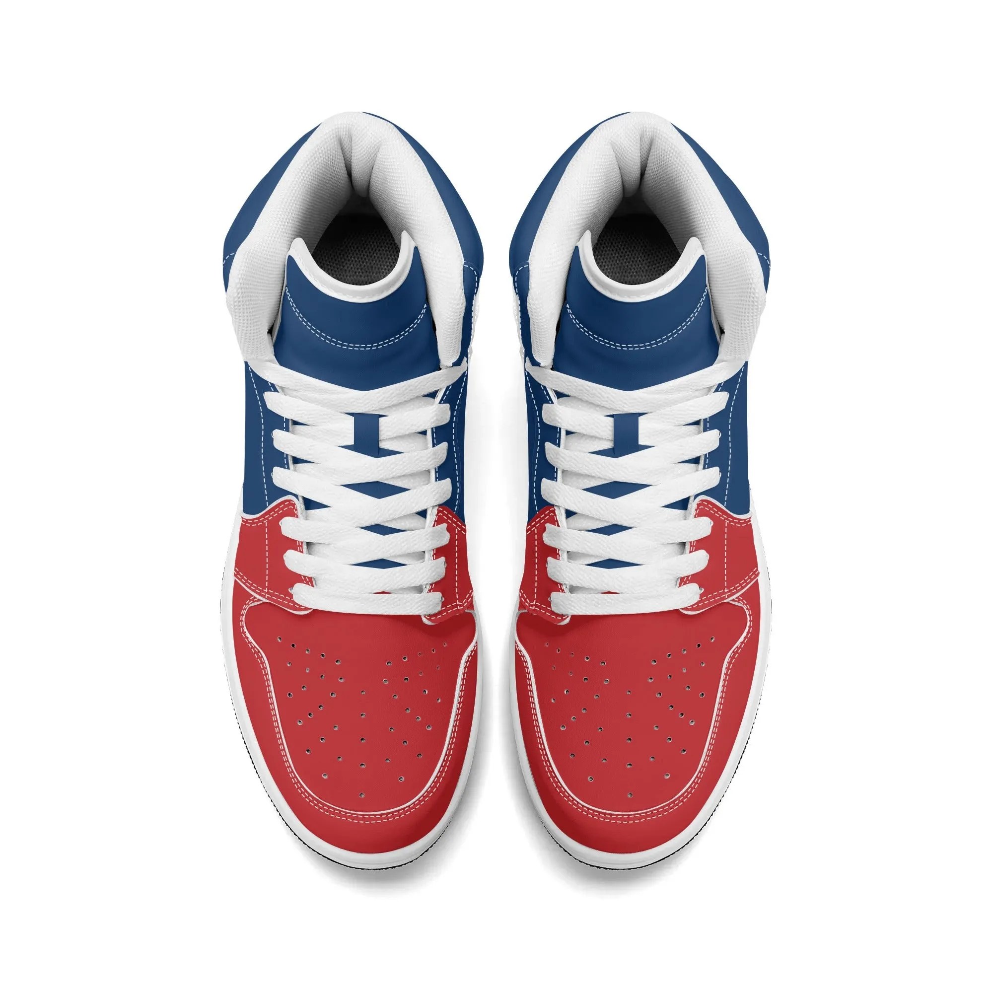 Red and Blue High Tops