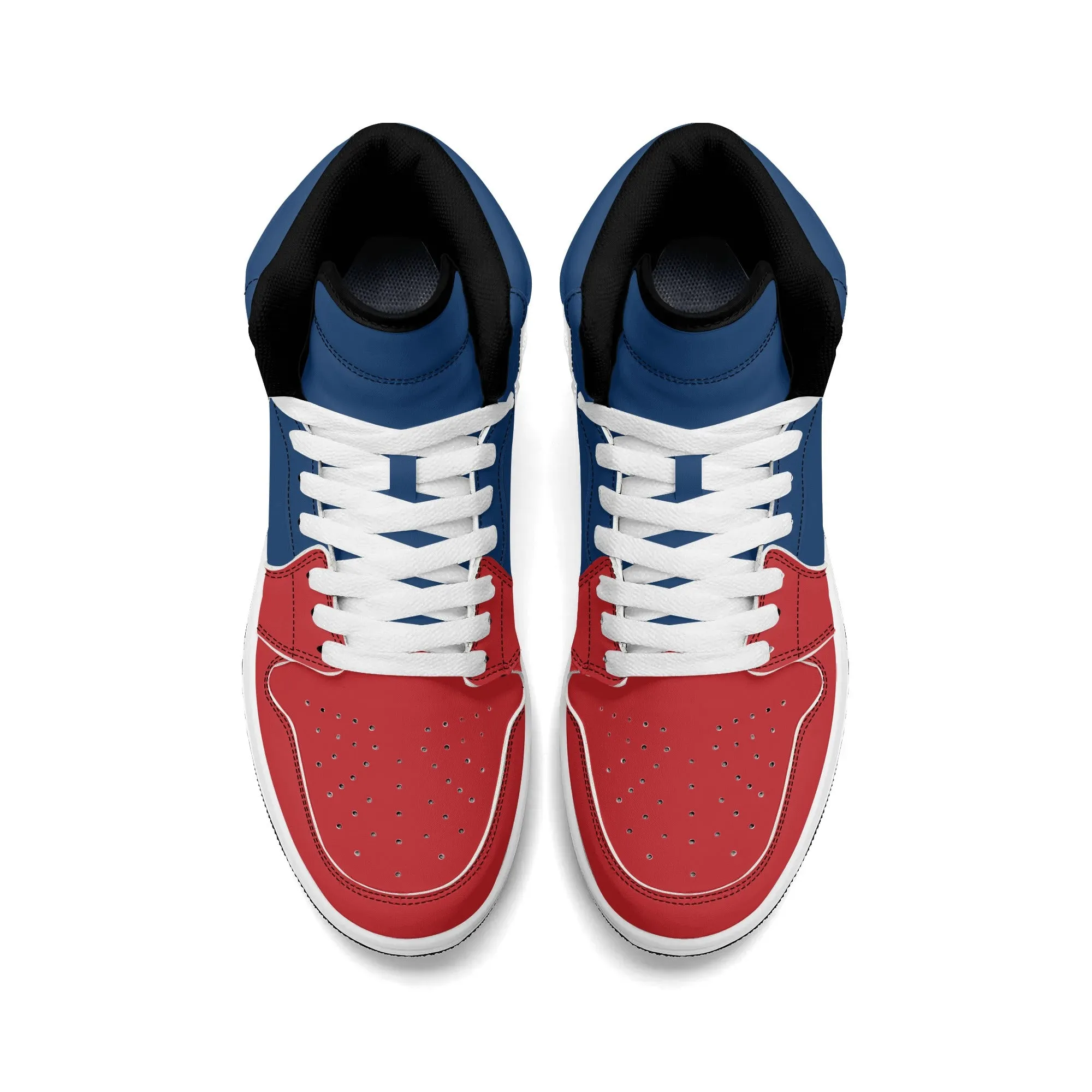Red and Blue High Tops