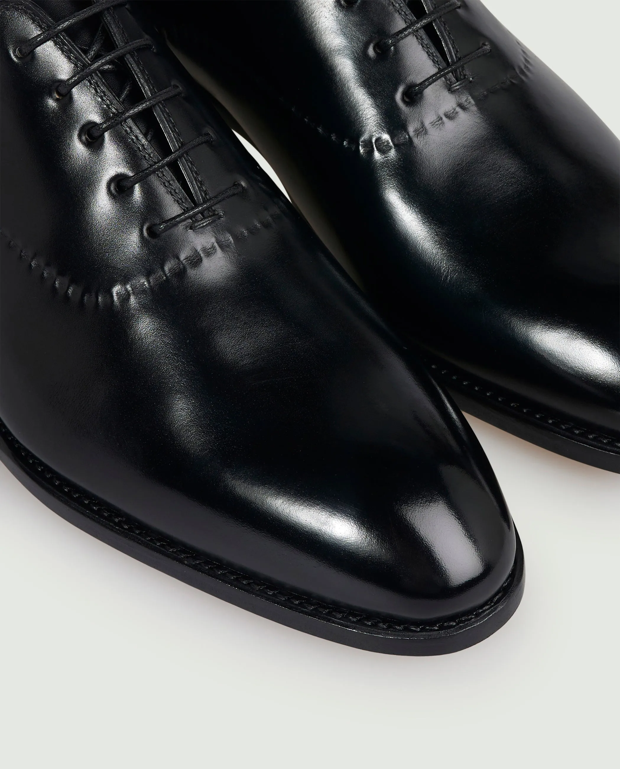 Reversed Stiched Oxfords - Zwart