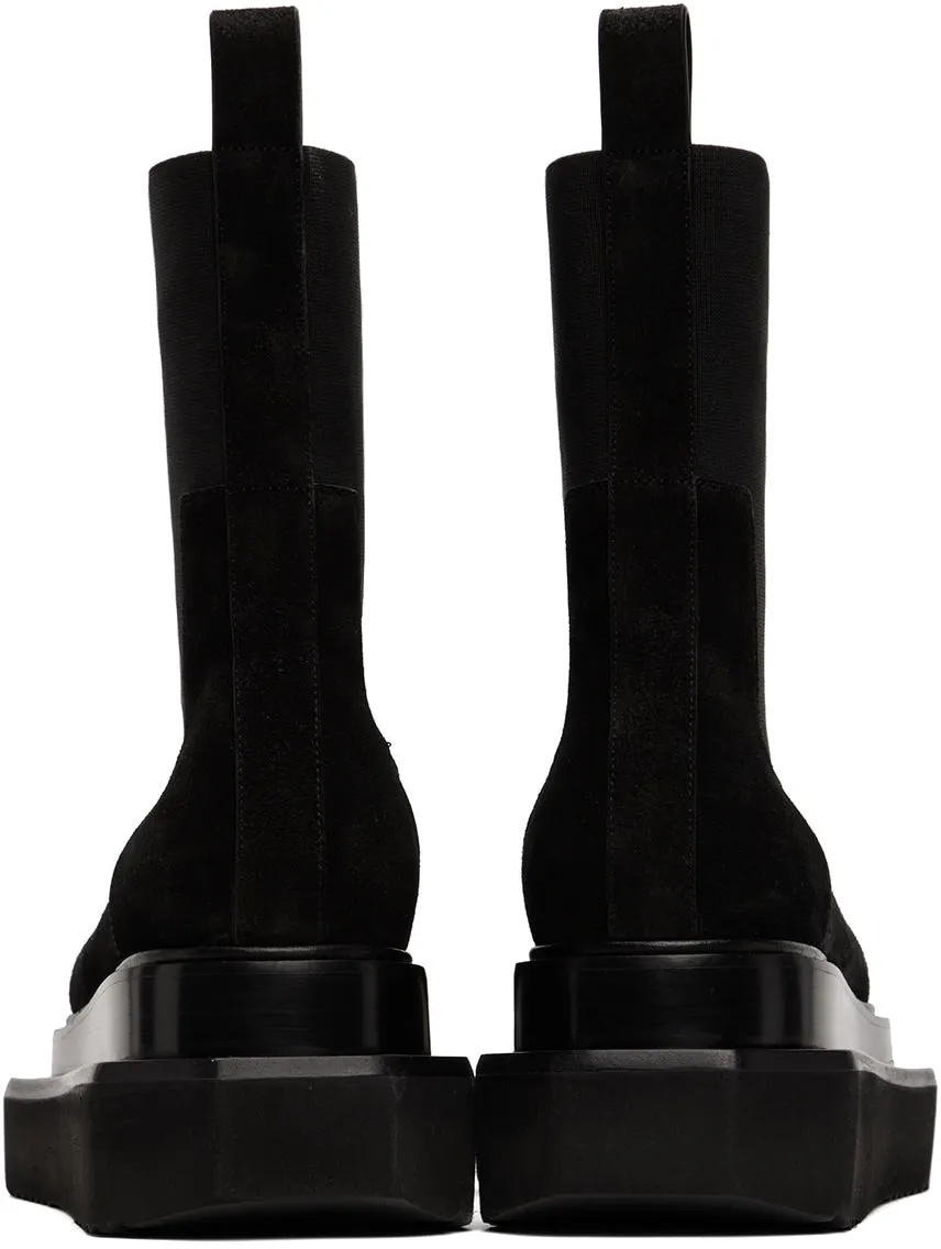 RICK OWENS Black Beatle Turbo Cyclops Boots