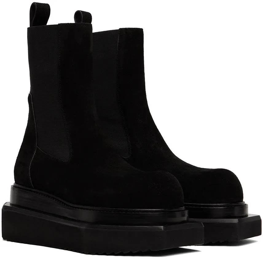 RICK OWENS Black Beatle Turbo Cyclops Boots