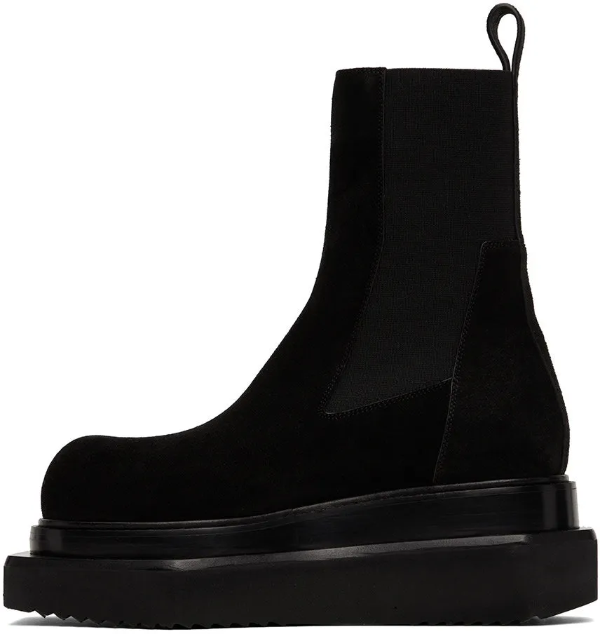 RICK OWENS Black Beatle Turbo Cyclops Boots