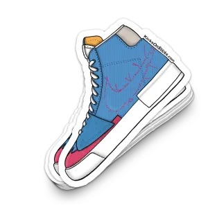 SB Blazer "Hack Pack Blue" Sneaker Sticker