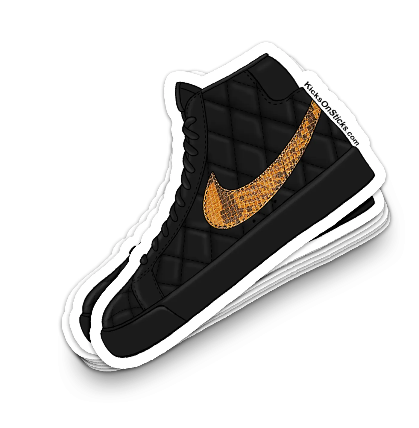 SB Blazer "Supreme Black 2022" Sneaker Sticker