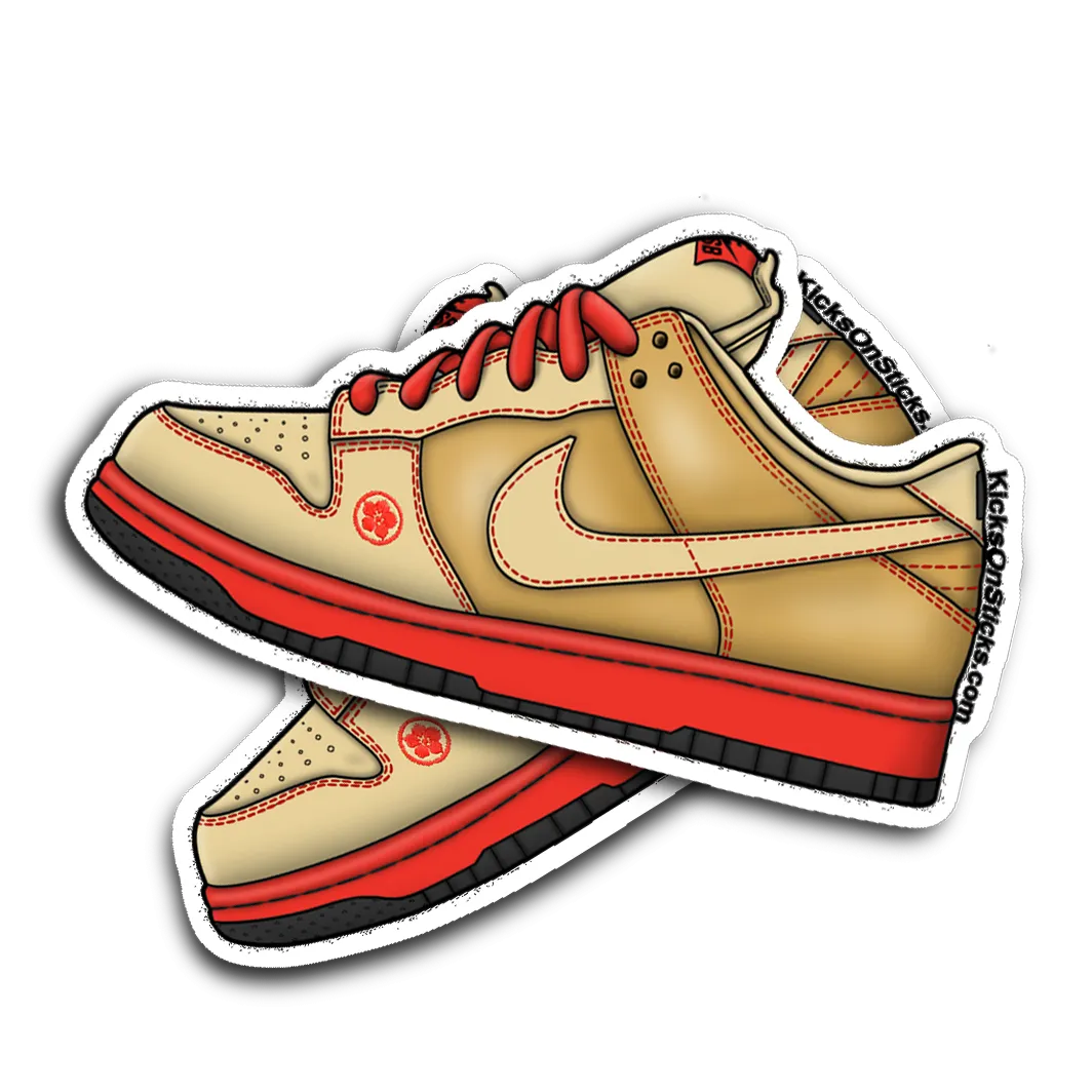 SB Dunk Low "Money Cat" Sneaker Sticker
