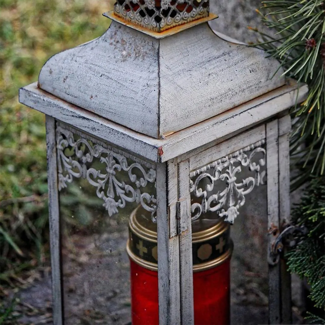 Set of 2 LED Grave Candles