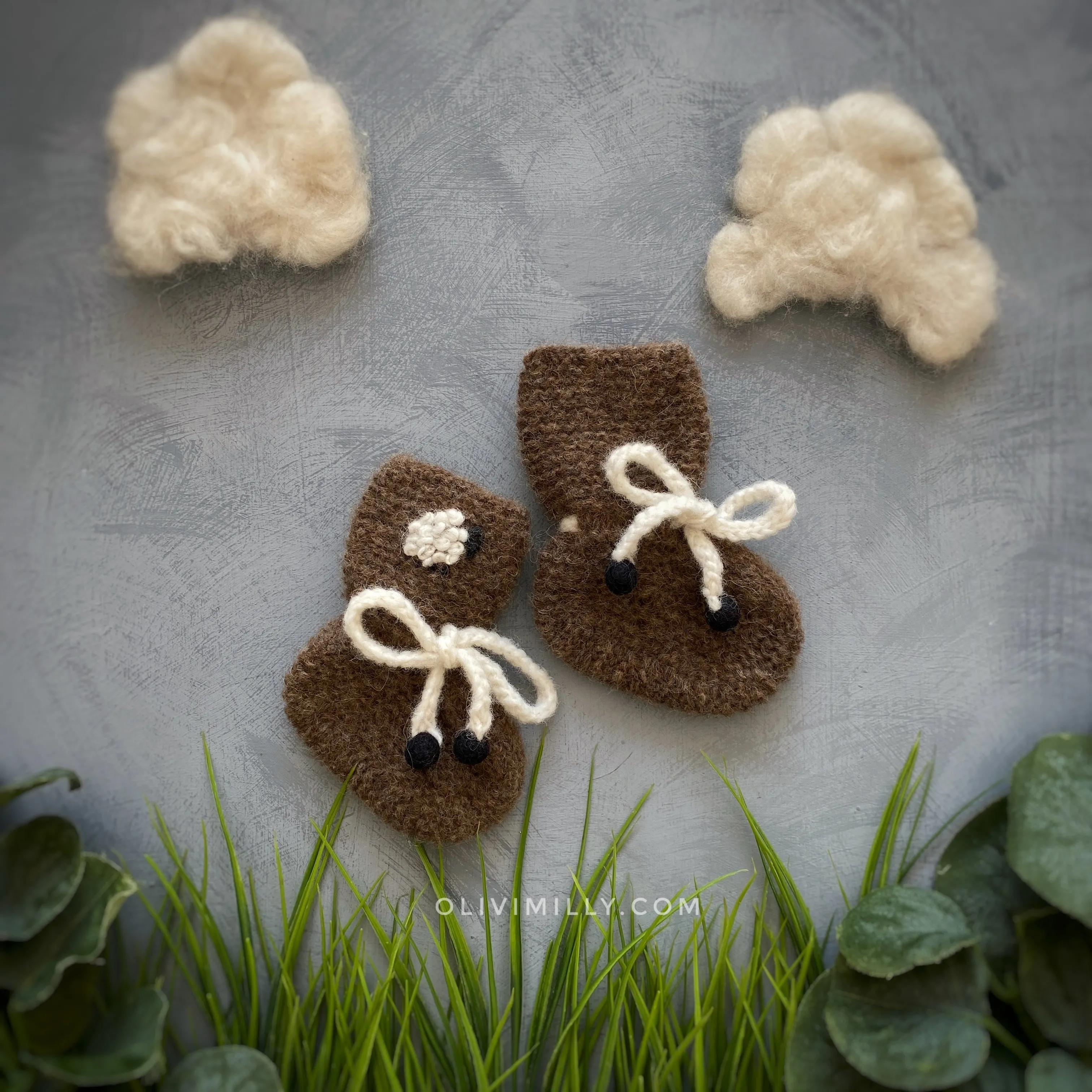 Sheeps Booties |brown| in stock (9-12m)