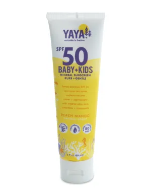SPF 50 Baby   Kids Mineral Sunscreen