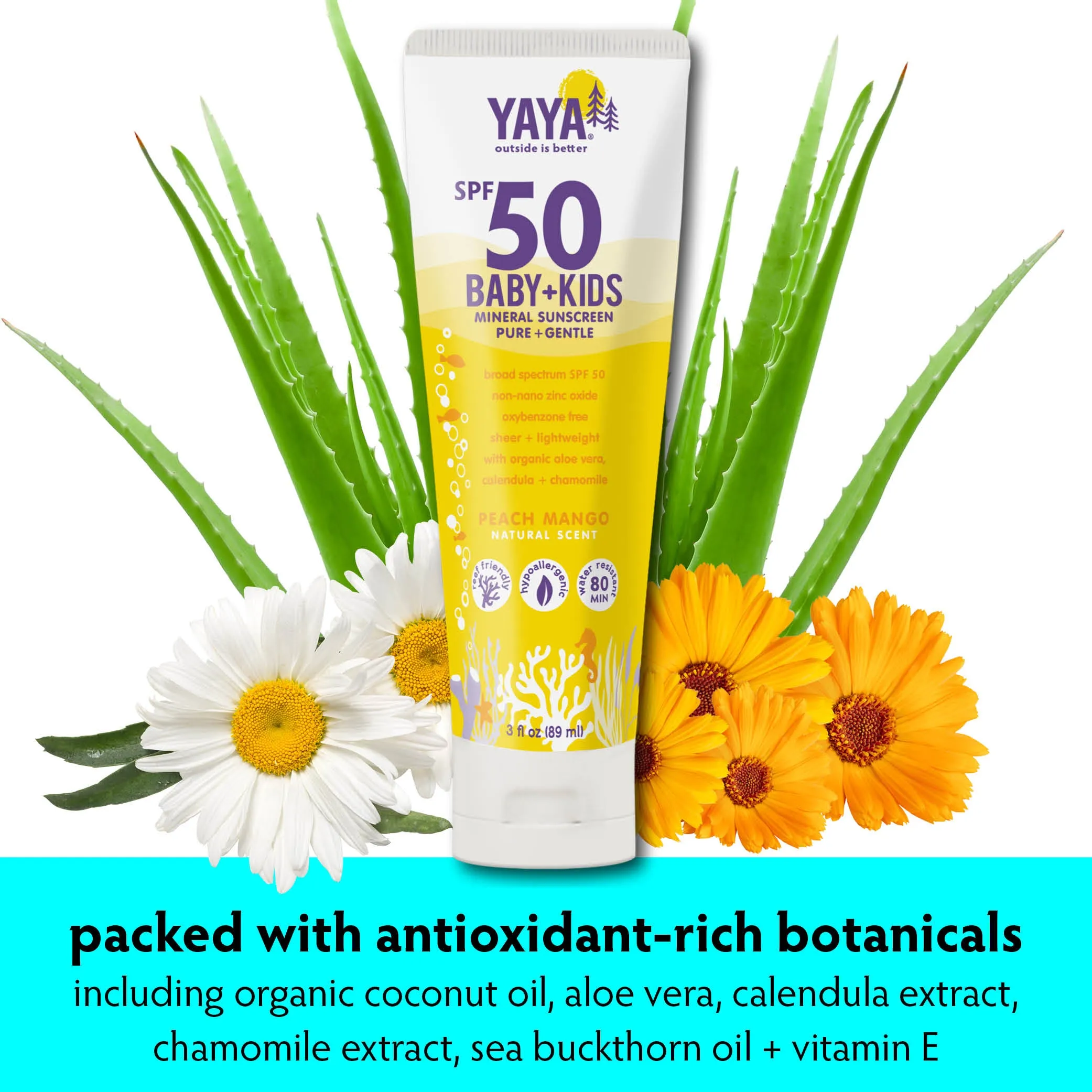 SPF 50 Baby   Kids Mineral Sunscreen