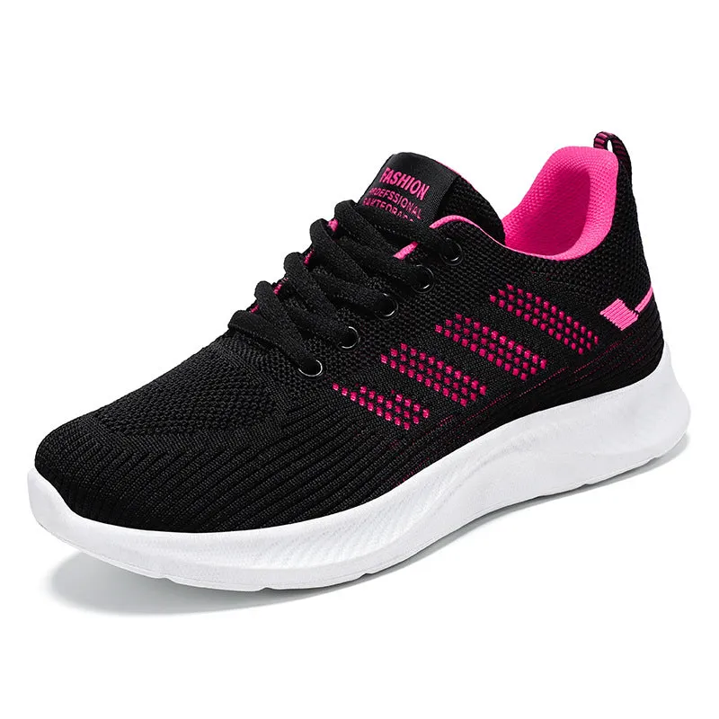 Sporty Women's Trainers Featuring a Circular Pattern Outsole for Comfort