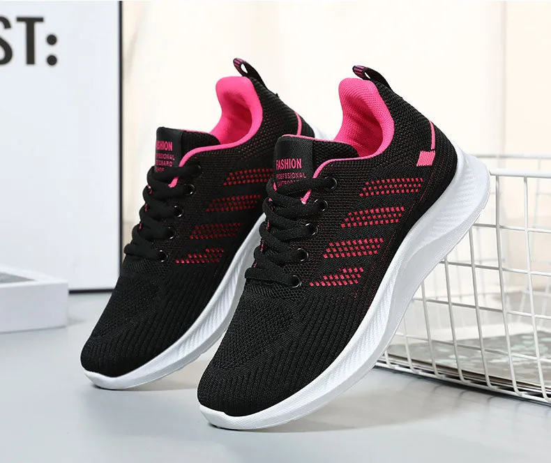 Sporty Women's Trainers Featuring a Circular Pattern Outsole for Comfort