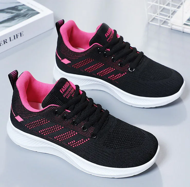 Sporty Women's Trainers Featuring a Circular Pattern Outsole for Comfort