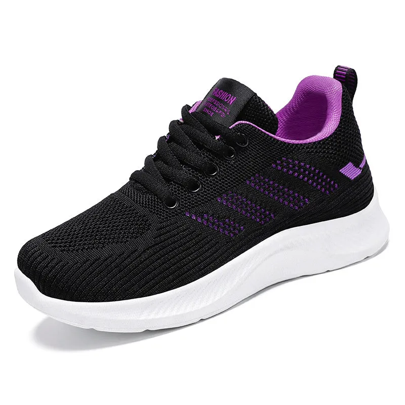 Sporty Women's Trainers Featuring a Circular Pattern Outsole for Comfort