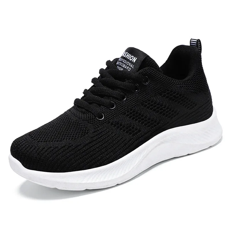 Sporty Women's Trainers Featuring a Circular Pattern Outsole for Comfort