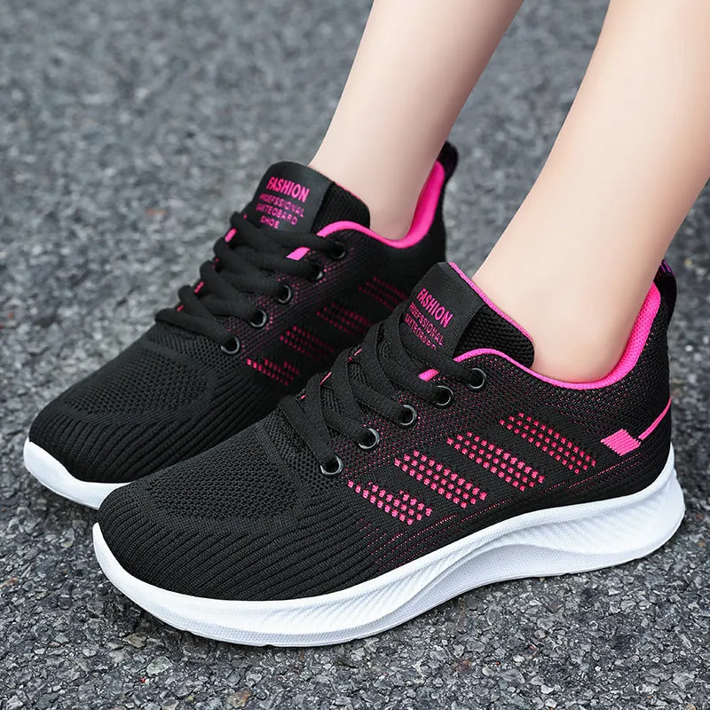 Sporty Women's Trainers Featuring a Circular Pattern Outsole for Comfort