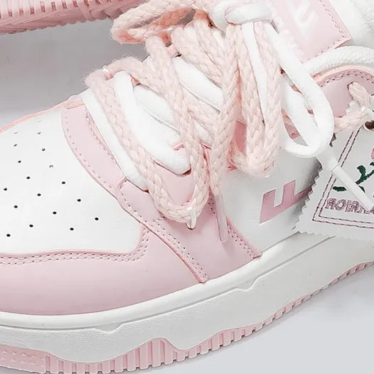 Summer Soft Girl Style Pink All-match Sneakers